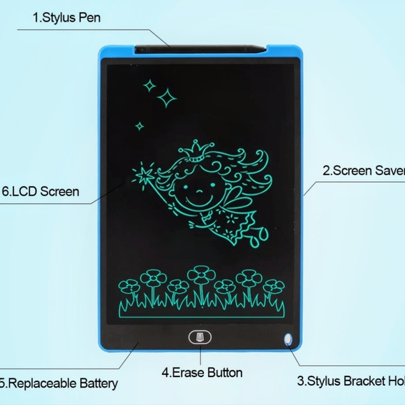 Environment-friendly no paper no chalk 8.5"Lcd Writing tablet. - Picture 5 of 11